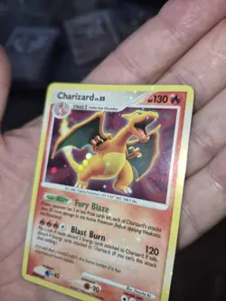 Pokemon TCG Charizard 🔥 LV. 55 Holo Card 3/132 Secret Wonders Series LP - Image 5