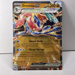 Greninja EX 106/167 Double Rare - Twilight Masquerade - Pokemon TCG Card - NM - Image 1