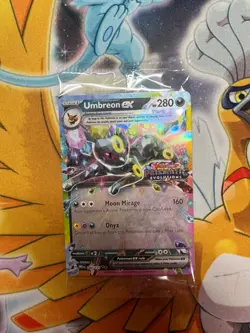 Umbreon Ex Stamped SEALED Pokemon Prismatic Evolutions Promo Surprise Box 060 - Image 1