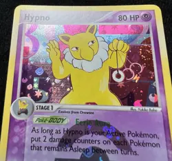 Hypno 25/112 FireRed & LeafGreen Reverse Holo Pokemon Card - NM w/ 💫 SWIRL - Image 2
