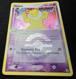 Hypno 25/112 FireRed & LeafGreen Reverse Holo Pokemon Card - NM w/ 💫 SWIRL - Image 4