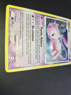 Pokemon Card Mew 15/132 Secret Wonders Diamond & Pearl Holo 2007 LP - Image 2