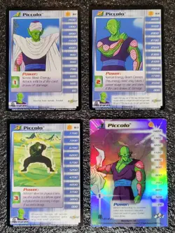 Piccolo Saiyan Saga Starter Set Personality Lv1-3 HT DBZ CCG TCG Score Cards - Image 1