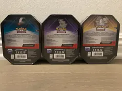 Pokemon TCG: Triple Whammy Tins Lot Of 3 Complete Set New Factory Sealed - Image 2