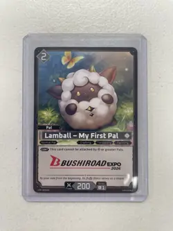 Anime Expo 2026 Palworld TCG Lamball Promo Card English Exclusive SHIPS SLEEVED - Image 1
