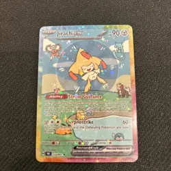 Pokemon Bubble Shiny Jirachi Special Doujin Art Starry Holo Card - Image 1