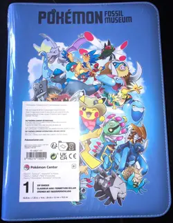 Pokemon Fossil Museum TCG Cards Zip Binder Pokemon Center Exclusive NEW IN HAND - Image 2