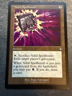 Nihil Spellbomb (Retro Frame) #152 (NM) Brothers' War BRC Magic MTG - Image 1