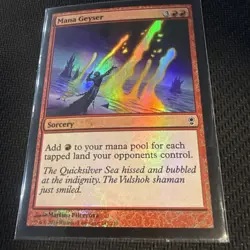 MTG FOIL Mana Geyser Conspiracy Magic the Gathering - Image 1