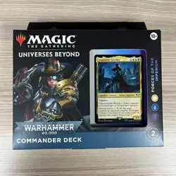 FORCES OF THE IMPERIUM WARHAMMER 40K 40,000 COMMANDER DECK MAGIC THE GATHERING - Image 1