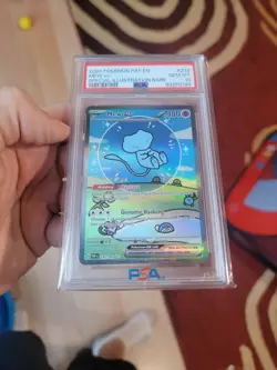 2024 POKEMON PALDEAN FATES SPECIAL ILLUSTRATION RARE 232 BUBBLE MEW EX PSA 10 - Image 5