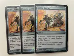 MTG 3X FOIL FIFTH DAWN GOBLIN CANNON NM MAGIC THE GATHERING UNCOMMON ARTIFACT - Image 2