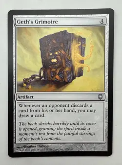 Geth's Grimoire x1 MTG Darksteel 1x Magic Excellent Light Play EX LP - Image 1