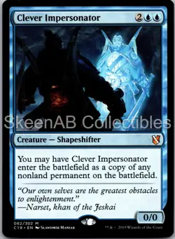 MTG SkeenAB Clever Impersonator Commander 2019 NM - Image 1