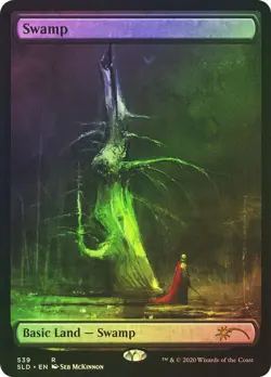 Swamp (539) FOIL Seb Mckinnon - Secret Lair (Magic/MTG) Near mint - Image 1