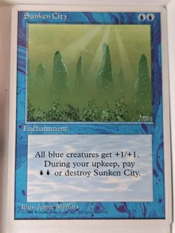 Sunken City - 4th Edition Core Set - Magic the Gathering MTG Nice! - Image 1