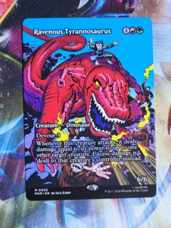 MTG Marvel Super Heroes Ravenous Tyrannosaurus Showcase 0093 Non-Foil NM Magic - Image 1