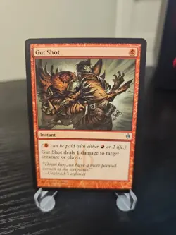 MTG Gut Shot New Phyrexia Uncommon 2011 - NM - Image 1