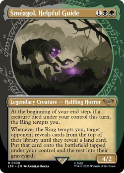 MTG - Smeagol, Helpful Guide - Showcase - Lord of the Rings Magic the Gathering - Image 1