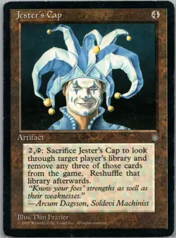 MTG Jester's Cap, Ice Age, Moderately Played, English - Image 1