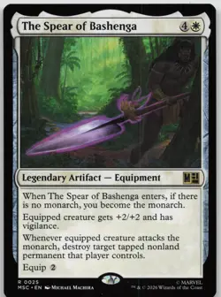 The Spear of Bashenga Commander: Marvel Super Heroes 25 NM R - Image 1