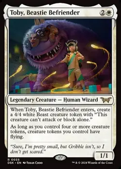 NM Toby, Beastie Befriender, MTG, Duskmourn, Magic the Gathering, 35 - Image 1