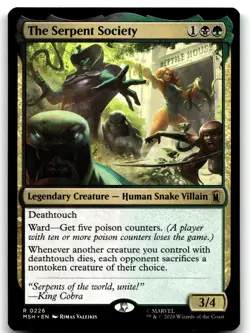 The Serpent Society MTG MSH 226 Black, Green Thomas M. Baxa - Image 1