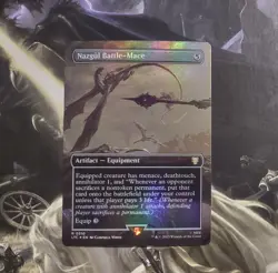 Nazgul Battle-Mace (Borderless) Foil Commander: the Lord of the Rings - Image 1