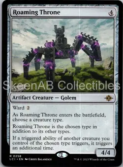 MTG SkeenAB Roaming Throne The Lost Caverns of Ixalan NM - Image 1