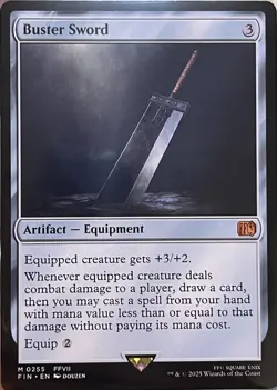 2025 Wizards Of The Coast Magic The Gathering Final Fantasy Buster Sword 255 - Image 1
