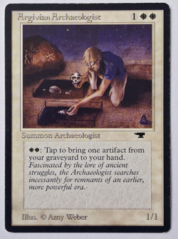 MTG Antiquities Lot Argivian Archaeologist & Hurkyl’s Recall 1994 English - Image 2