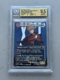 BGS 9.5 Joshua, Phoenix's Dominant Borderless Surge Foil 542 MTG Final Fantasy B - Image 1