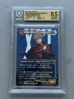 BGS 9.5 Joshua, Phoenix's Dominant Borderless Surge Foil 542 MTG Final Fantasy B - Image 3