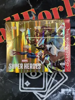 Collector Booster Box Marvel Super Heroes MSH MTG Sealed Magic Gathering - Image 1