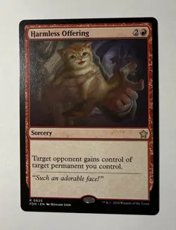Harmless Offering FDN 625 MTG Foundations Rare Normal EN NM - Image 1