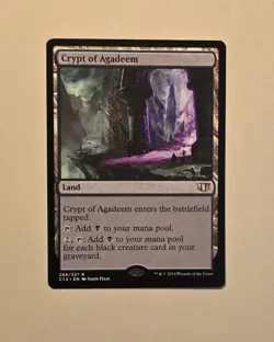 MTG Crypt of Agadeem NM - Commander 2014 Fast FREE Shipping! - Image 1