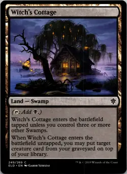 Witch's Cottage 249 Common Throne of Eldraine MTG Near Mint - Image 1