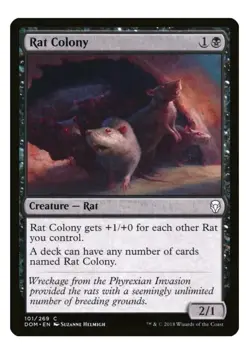 1x MTG Rat Colony - Dominaria! NM Mint! - Image 1