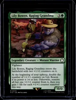 Lily Bowen, Raging Grandma - 79 - PIP - NM - MTG Magic the Gathering - Image 1