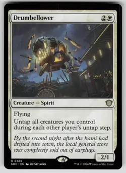 Drumbellower Rare Commander: Secrets of Strixhaven 143 MTG Near Mint 2026 - Image 1