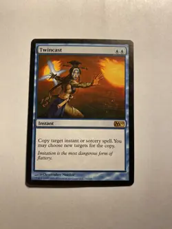 Twincast M10 MTG Magic The Gathering 2010 Rare Blue Instant Core Set 10 - Image 1