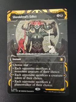 Sheoldred's Edict (M/NM) Secrets of Strixhaven Magic: The Gathering - Image 1