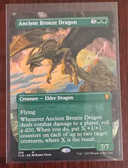 Ancient Bronze Dragon (Borderless) Commander Legends: Battle for Baldur's... - Image 1