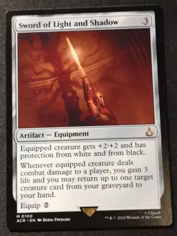 Sword Of Light And Shadow - ACR - MTG - NM - EN - 0100 - Image 1