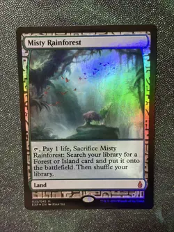 Misty Rainforest Foil (NM) BFZ | Masterpiece Series: Zendikar Expeditions - Image 1
