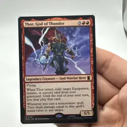 Thor, God of Thunder #156 (NM) Super Heroes MTG Non-Foil Magic The Gathering - Image 2
