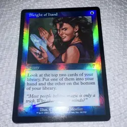 Magic: The Gathering Sleight of Hand 7th Ed Foil English #98/350 - Image 2
