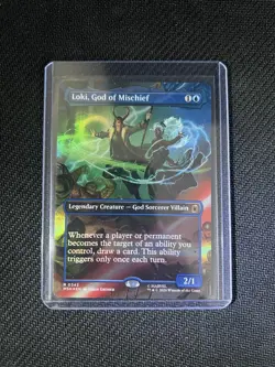Loki, God of Mischief (Borderless) Marvel Super Heroes Foil - Image 1