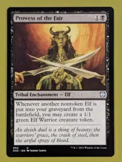 Prowess of the Fair x1 Kaldheim Commander 1x MTG Magic the Gathering - Image 1