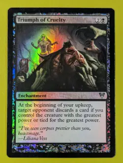 FOIL Triumph of Cruelty x1 Avacyn Restored 1x Magic the Gathering MTG - Image 1